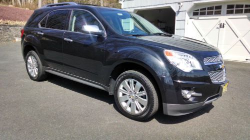 2011 chevy equinox ltz, awd, black granite metallic, sunroof, 18&#034; wheels, mint