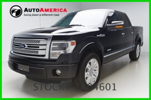 We finance! 27200 miles 2013 ford f-150 platinum  turbo 3.5l v6 24v