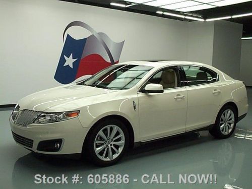 2009 lincoln mks ultimate dual sunroof nav rear cam 5k texas direct auto