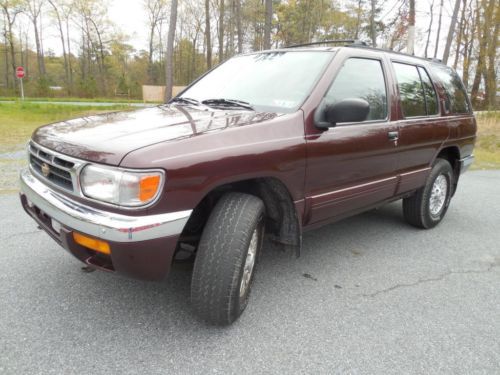 1997 nissan pathfinder se suv v6 4x4 4wd leather current inspection no reserve