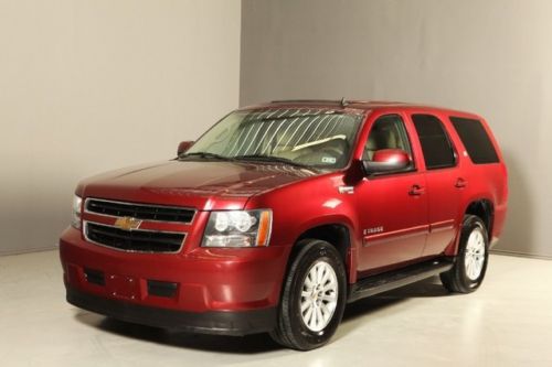 2009 chevrolet tahoe hybrid nav 8-pass dvd sunroof leather heated seats rearcam