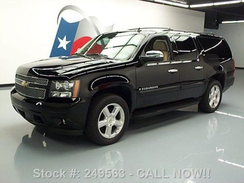 2008 chevy suburban ltz sunroof htd leather nav dvd 76k texas direct auto