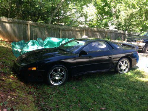 93 mitsubishi 3000gt vr4, black, manual, fair condition, great project car!