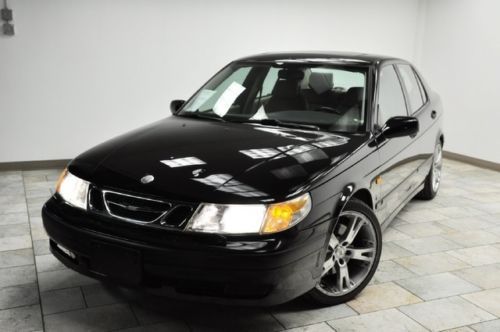 2000 saab 9-5 aero blk/tan 5speed low miles ext warranty