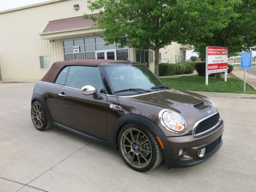 2011 mini cooper s convertible loaded heated seats low miles low reserve 11