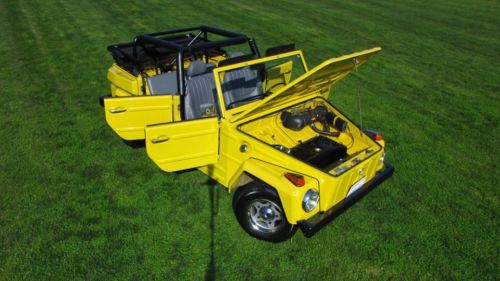 5300 miles on completely restored restoration volkswagen vw thing convertible !!