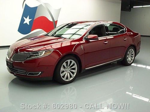 2013 lincoln mks awd climate leather nav rear cam 9k mi texas direct auto