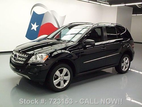 2011 mercedes-benz ml350 sunroof 19&#034; wheels only 38k mi texas direct auto