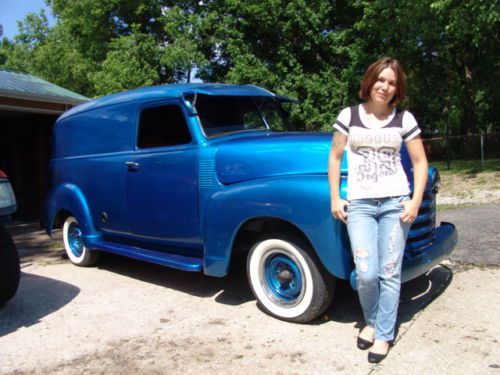 1949 panel truck! full restoration nearly complete! rebuilt 6 over $30k invested