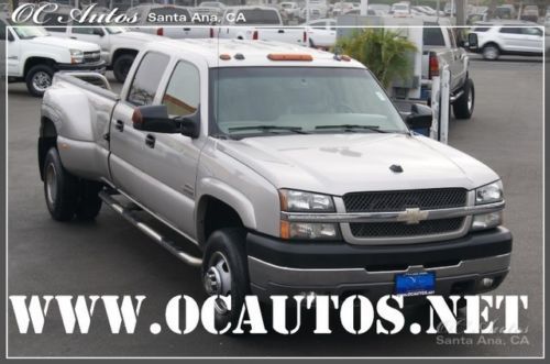 2004 chevy silverado 3500 lly duramax diesel 4x4 one owner!