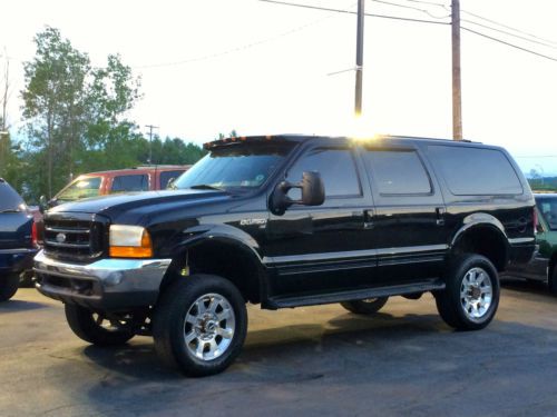 2000 ford excursion limited 4-door 7.3l 4x4 luxury suv lifted!