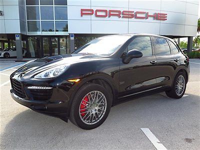 2012 porsche cayenne turbo certfied 1 owner msrp 123,415 call 239-225-7601