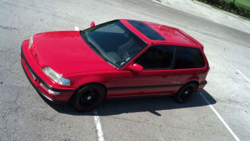 1989 honda civic si hatchback 3-door 1.6l turbo dohc zc jdm civic sir conversion