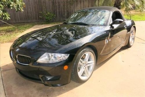 Black 2007 bmw z4 2 door convertible roadster, all power, clean title, low miles