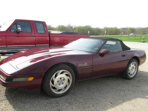 1993 chevrolet corvette 40th convertible anniver