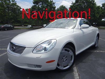 Lexus sc 430 low miles 2 dr convertible automatic gasoline 4.3l v8 sfi