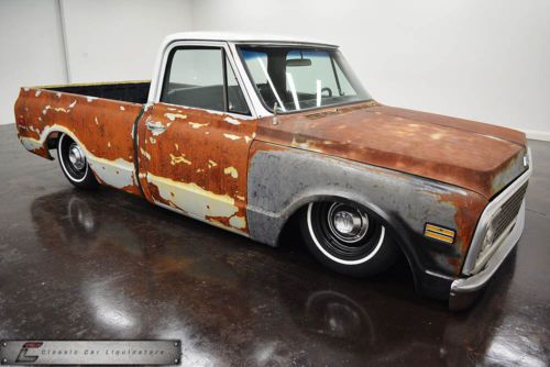 1971 chevrolet c10 air ride pickup custom bagged suspension power disc brakes