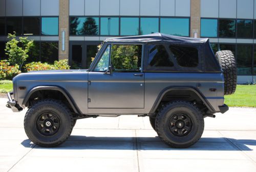 Full rotisserie restoration 1974 bronco by urban gears llc.