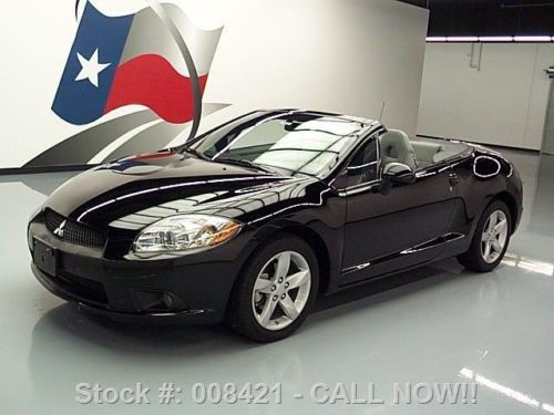 2010 mitsubishi eclipse gs spyder convertible rear cam! texas direct auto