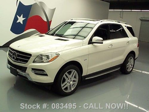 2012 mercedes-benz ml350 4matic awd p1 sunroof nav dvd! texas direct auto