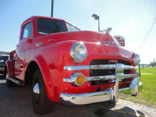 1951 dodge b pick-up truck flat head six five window pilot house restoration