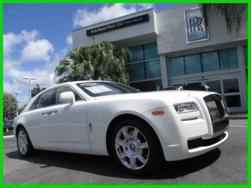 11 english white 6.6l v12 rr sedan *red leather *theater configuration*low miles