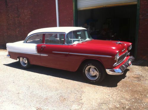 1955 chevy two door post belair hot rod small block chevy street rod