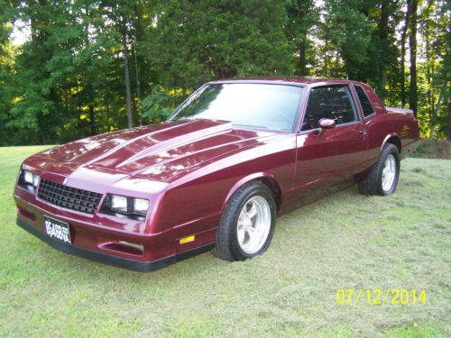 1985 chevrolet  monte carlo ss street rod