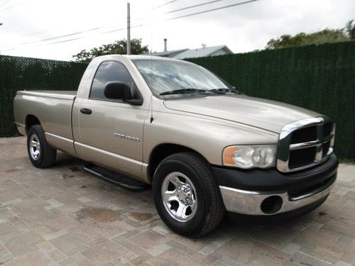 04 dodge ram 1500 regular reg single cab only 74k miles st clean florida pick up