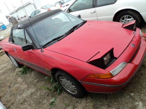 1991 mercury capri base convertible 2-door 1.6l