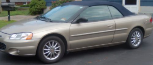 2002 chrysler sebring limited convertible 50,000 miles