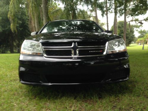 2012 dodge avenger se sedan 4-door 2.4l black