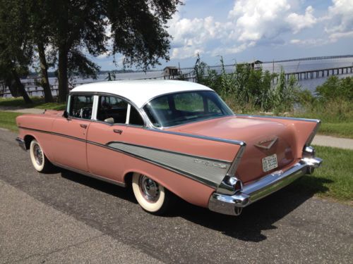 Beautiful restored original 1957 Chevrolet Chevy Belair Sedan (1955 1956 1957), US $19,950.00, image 3
