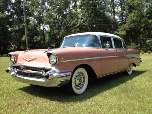 Beautiful restored original 1957 Chevrolet Chevy Belair Sedan (1955 1956 1957), US $19,950.00, image 5