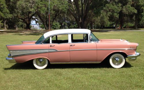 Beautiful restored original 1957 Chevrolet Chevy Belair Sedan (1955 1956 1957), US $19,950.00, image 6