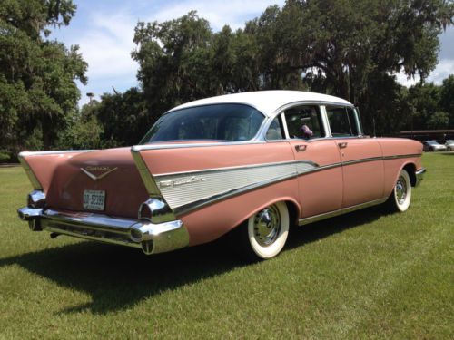 Beautiful restored original 1957 Chevrolet Chevy Belair Sedan (1955 1956 1957), US $19,950.00, image 7