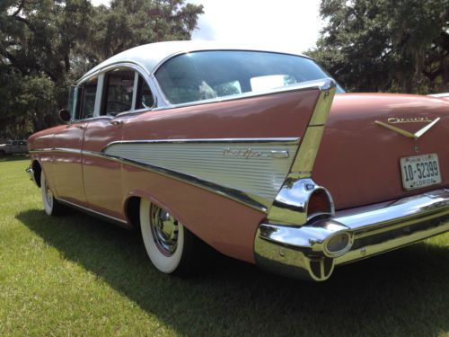Beautiful restored original 1957 Chevrolet Chevy Belair Sedan (1955 1956 1957), US $19,950.00, image 14