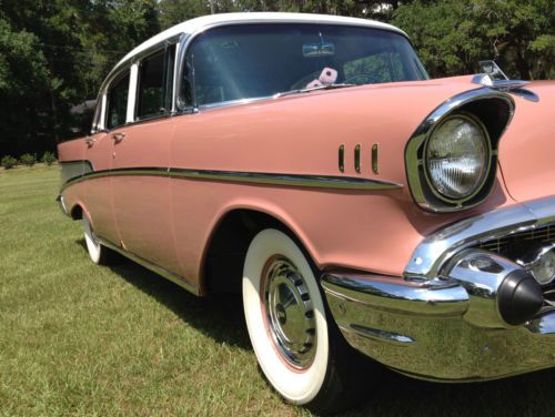 Beautiful restored original 1957 Chevrolet Chevy Belair Sedan (1955 1956 1957), US $19,950.00, image 15