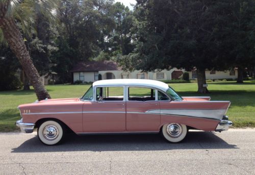 Beautiful restored original 1957 Chevrolet Chevy Belair Sedan (1955 1956 1957), US $19,950.00, image 24