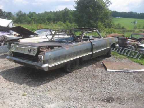 1963 chevrolet impala convertible  project