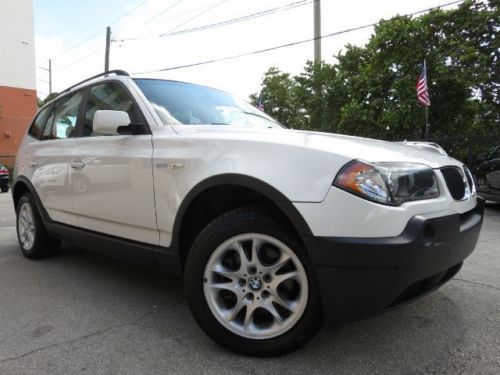 05 bmw x3 2.5i awd clean carfax low miles panoramic roof extra clean suv