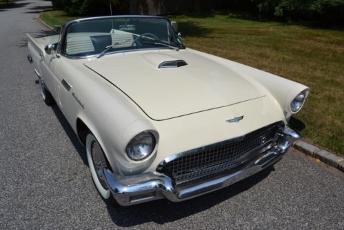 1957 ford thunderbird with power steering,power brakes and automatic transmition
