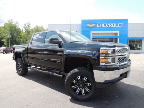 14 chevy silverado 1500 4x4 lifted 20&#039;s 35&#034; tires heated leather back-up camera