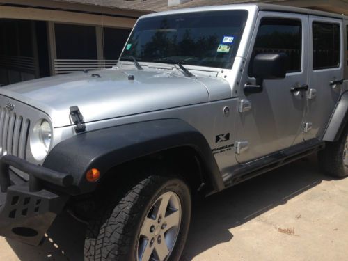 2009 jeep wrangler unlimited x 4x4 hardtop softtop 4-door suv only 50606 miles