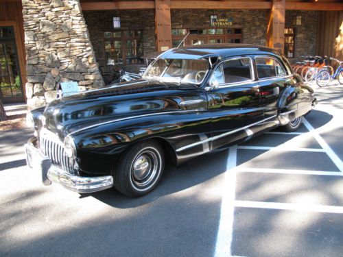 Original 1946 black buick roadmaster - everything works, beautiful interior