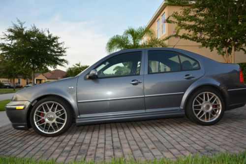 2004 Gray Volkswagen Jetta GLI Sedan 4-Door 1.8L Black Interior Recaro Seats, image 4