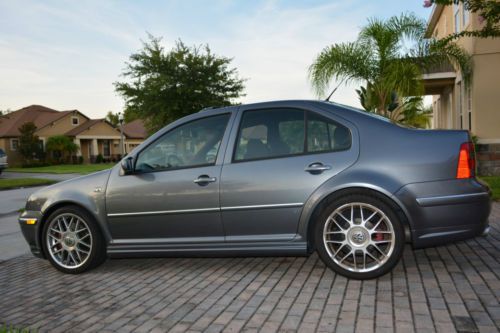 2004 Gray Volkswagen Jetta GLI Sedan 4-Door 1.8L Black Interior Recaro Seats, image 5