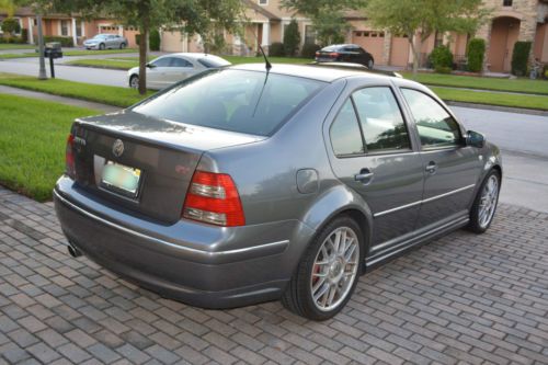 2004 Gray Volkswagen Jetta GLI Sedan 4-Door 1.8L Black Interior Recaro Seats, image 7