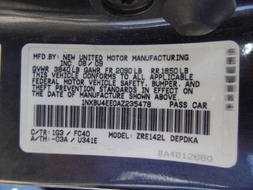 2010 Toyota Corolla LE, US $8,950.00, image 12