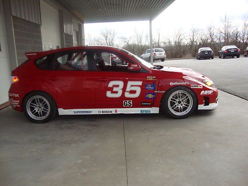 2008 subaru wrx sti grand sports continental series grand am race car